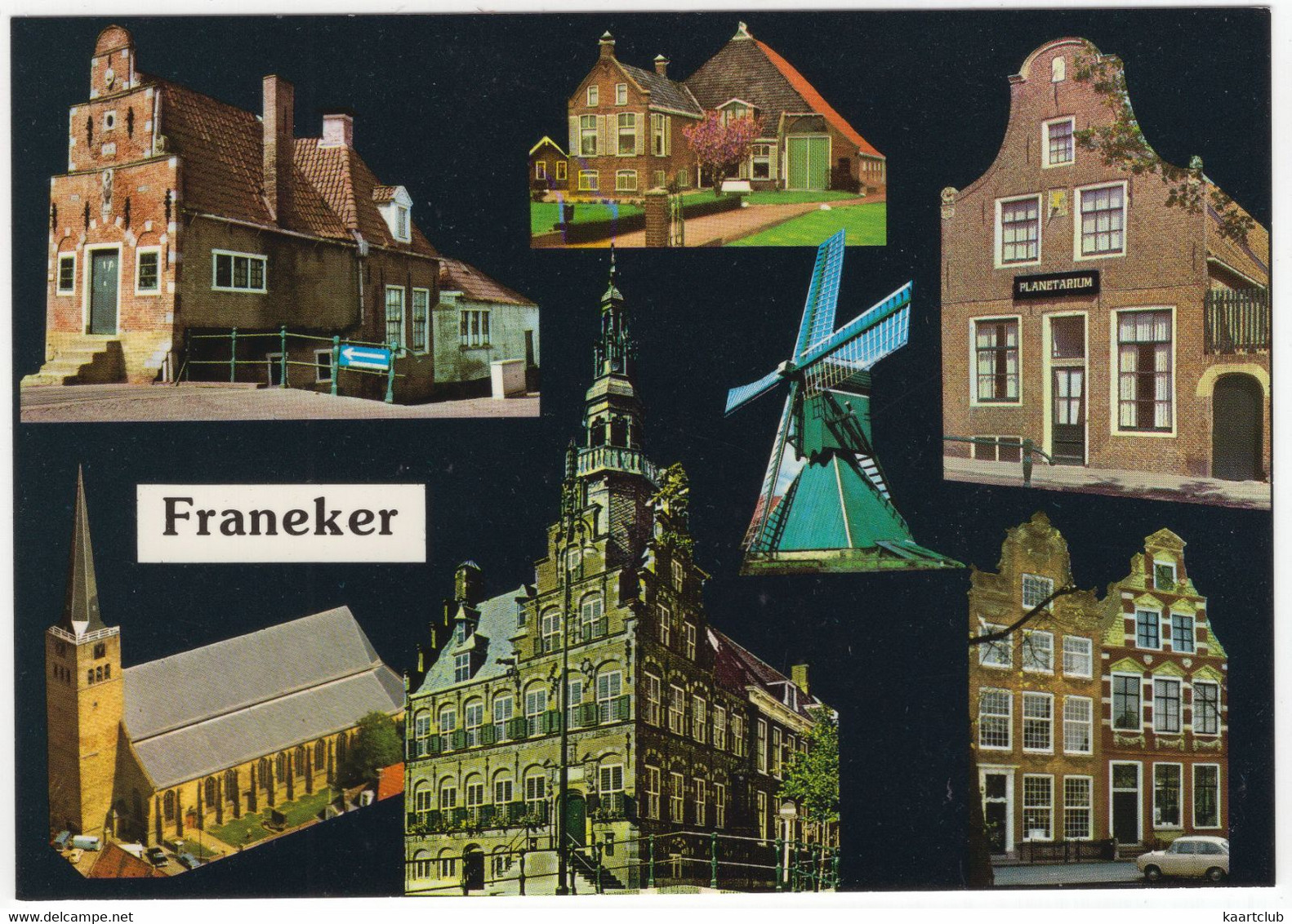 Franeker - O.a. Planetarium, Molen, Kerk - (Holland) - L 7556 - Franeker