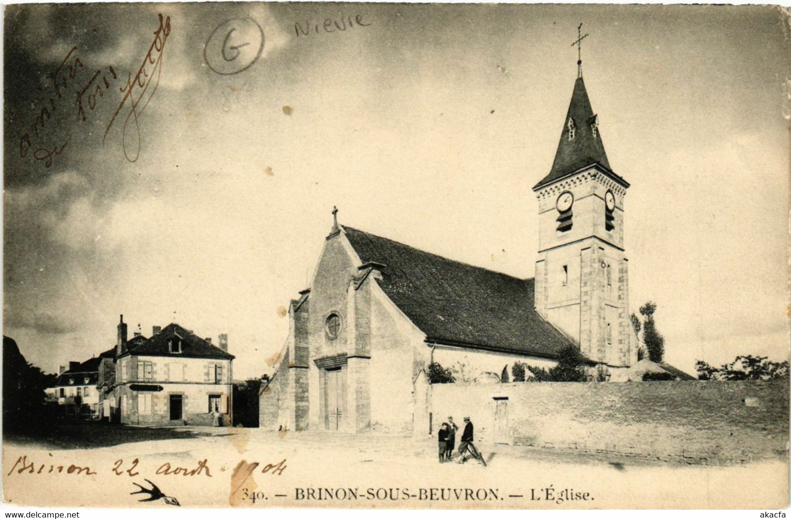 CPA AK BRINON-sur-BEUVRON-L'Église (420940) - Brinon Sur Beuvron