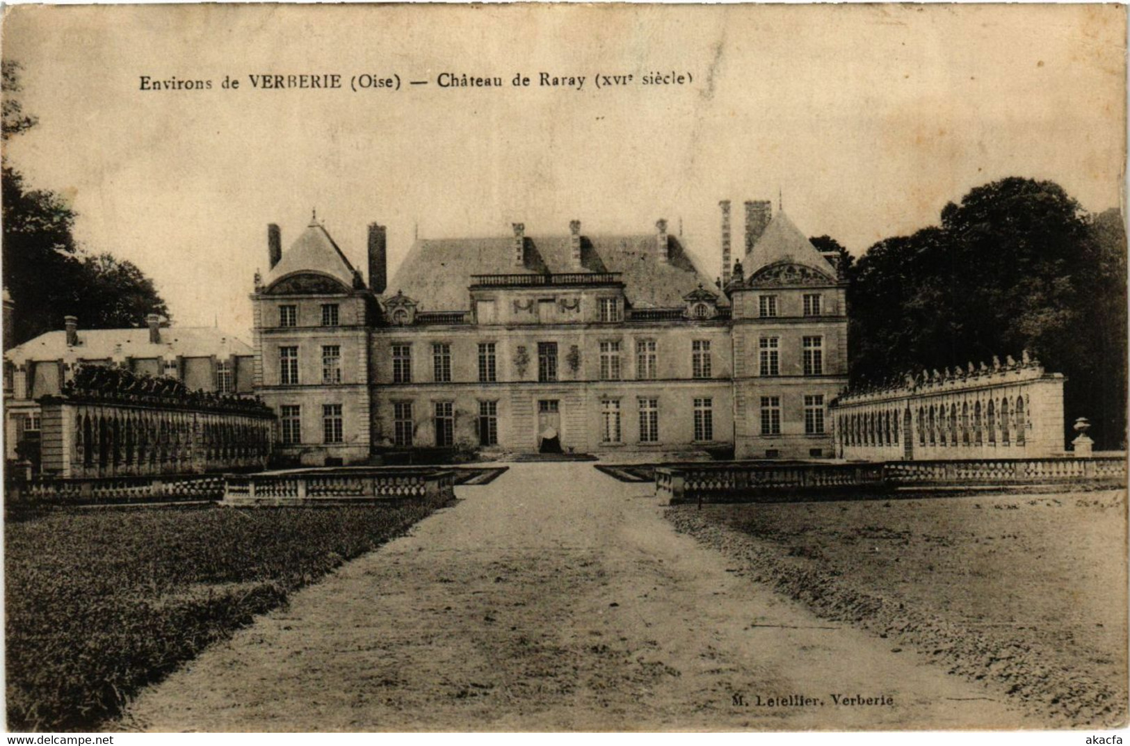 CPA AK Env. De VERBERIE-OISE Chateau De Raray (423936) - Raray