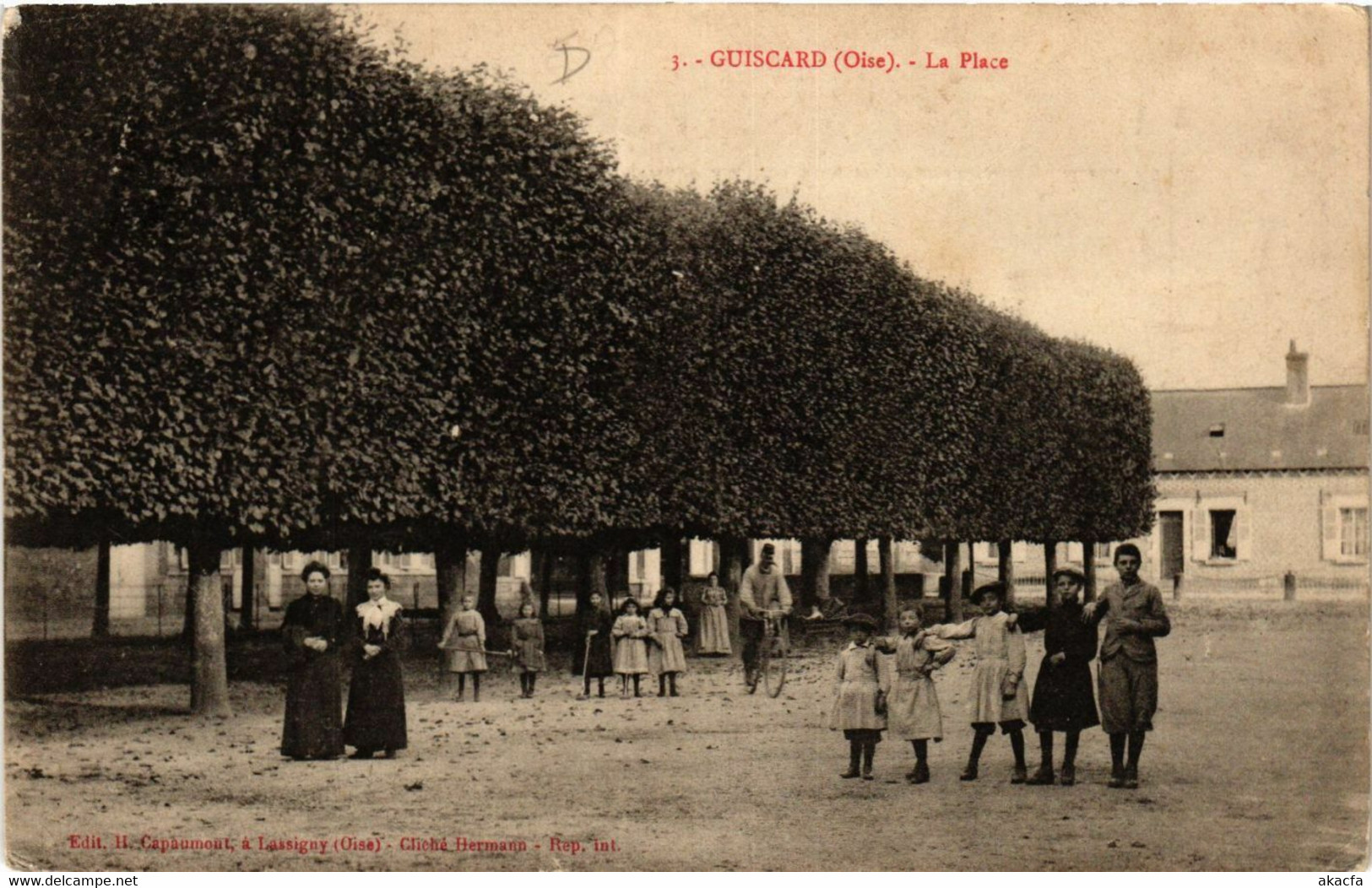 CPA AK GUISCARD OISE - La Place (424281) - Guiscard