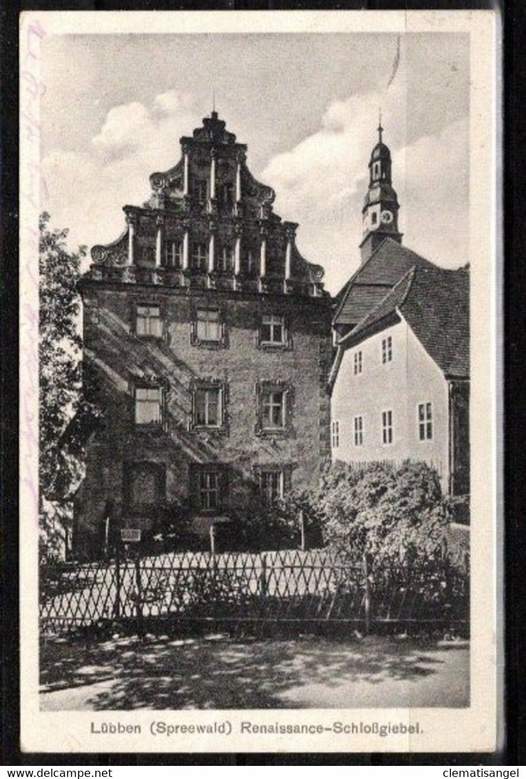 175f * LÜBBEN/SPREEWALD * RENAISSANCE-SCHLOSSGIEBEL * 1933 **!! - Lübben (Spreewald)