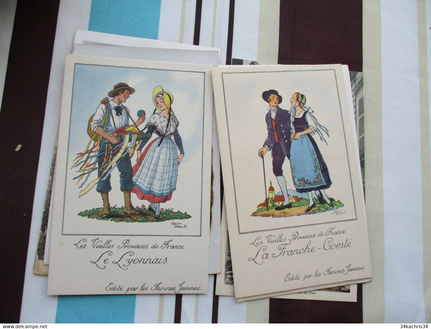 Déstockage lot 30 CPA petites et bonnes cartes