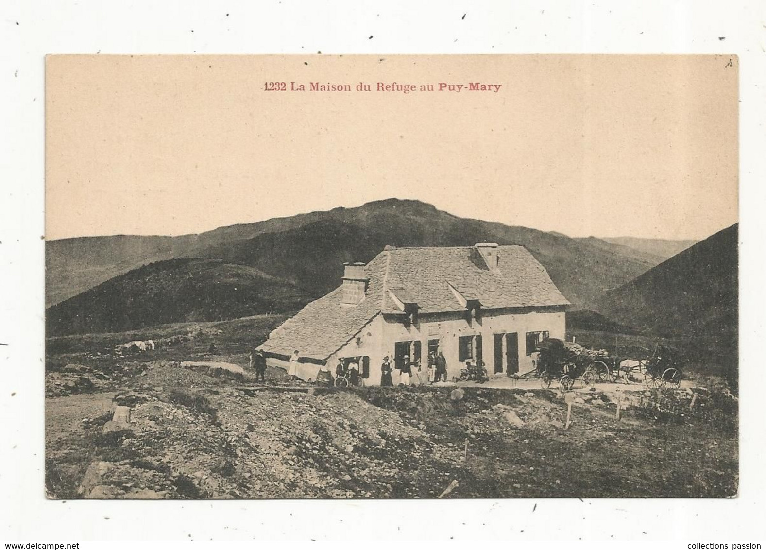 Cp, 15 , Cantal , La Maison Du Refuge Au PUY MARY  , Vierge, Ed. Malroux - Autres & Non Classés