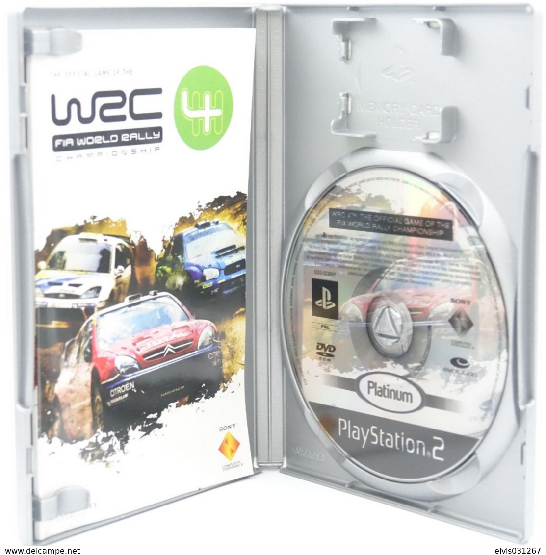 SONY PLAYSTATION TWO 2 PS2 : WRC WORLD RALLY CHAMPIONSHIP 4  - PLATINUM - Playstation 2