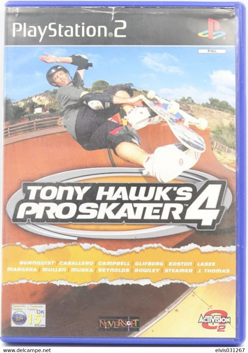 SONY PLAYSTATION TWO 2 PS2 : TONY HAWK'S PRO SKATER 4 - Playstation 2