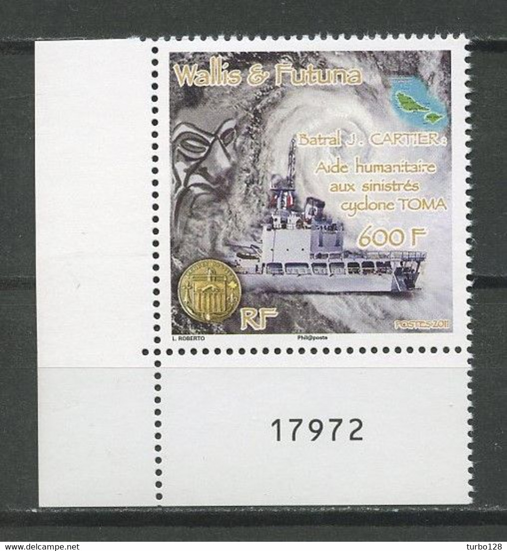 WALLIS FUTUNA 2011 N°  747 ** Neuf MNH  Superbe Bateaux Boats Ships BATRAL J. Cartier TOMA Transports - Nuevos