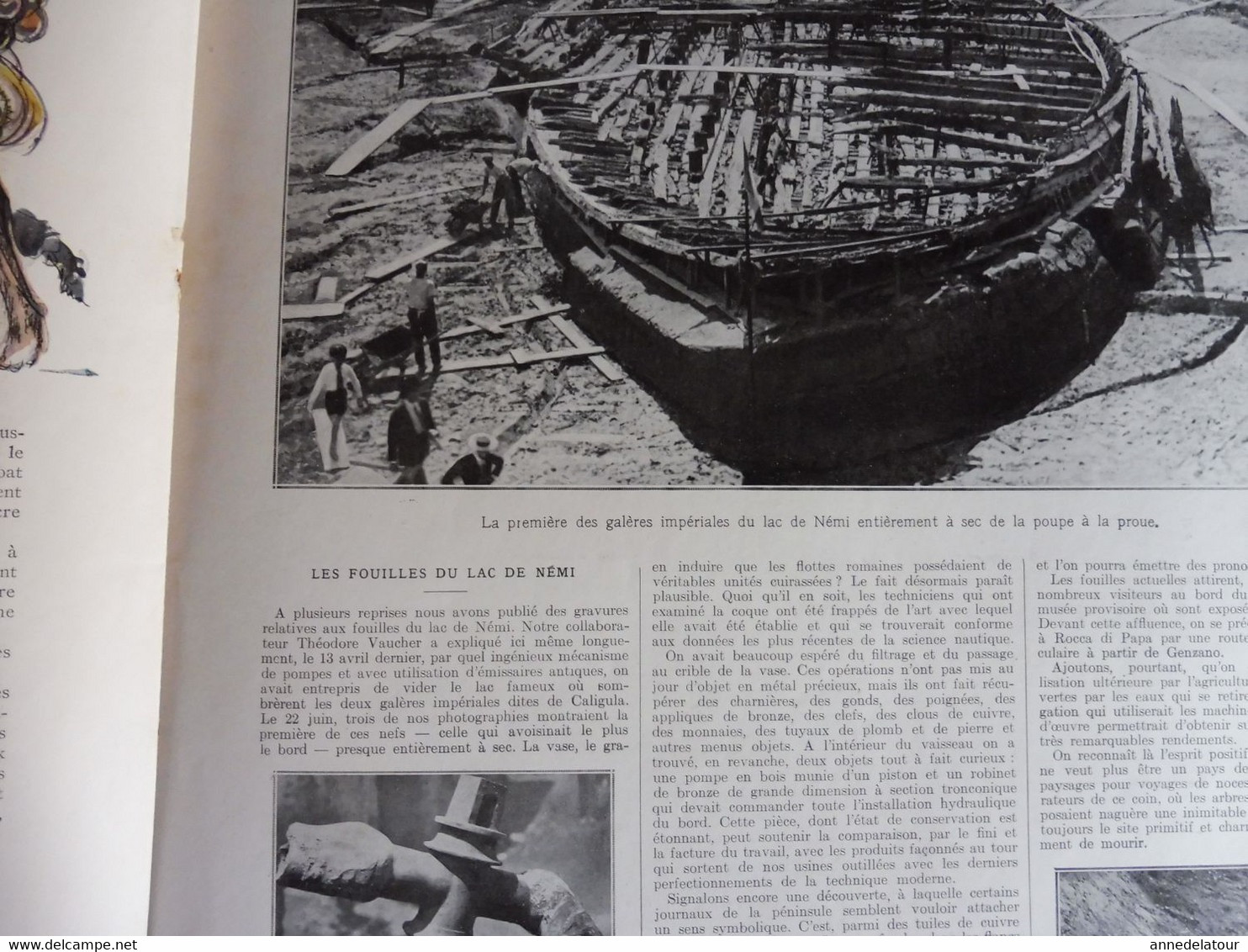 26 oct 1929 L'ILLUSTRATION : Afrique sauvage; La cavalerie anglaise (british ); Fouilles du lac de Némi; etc