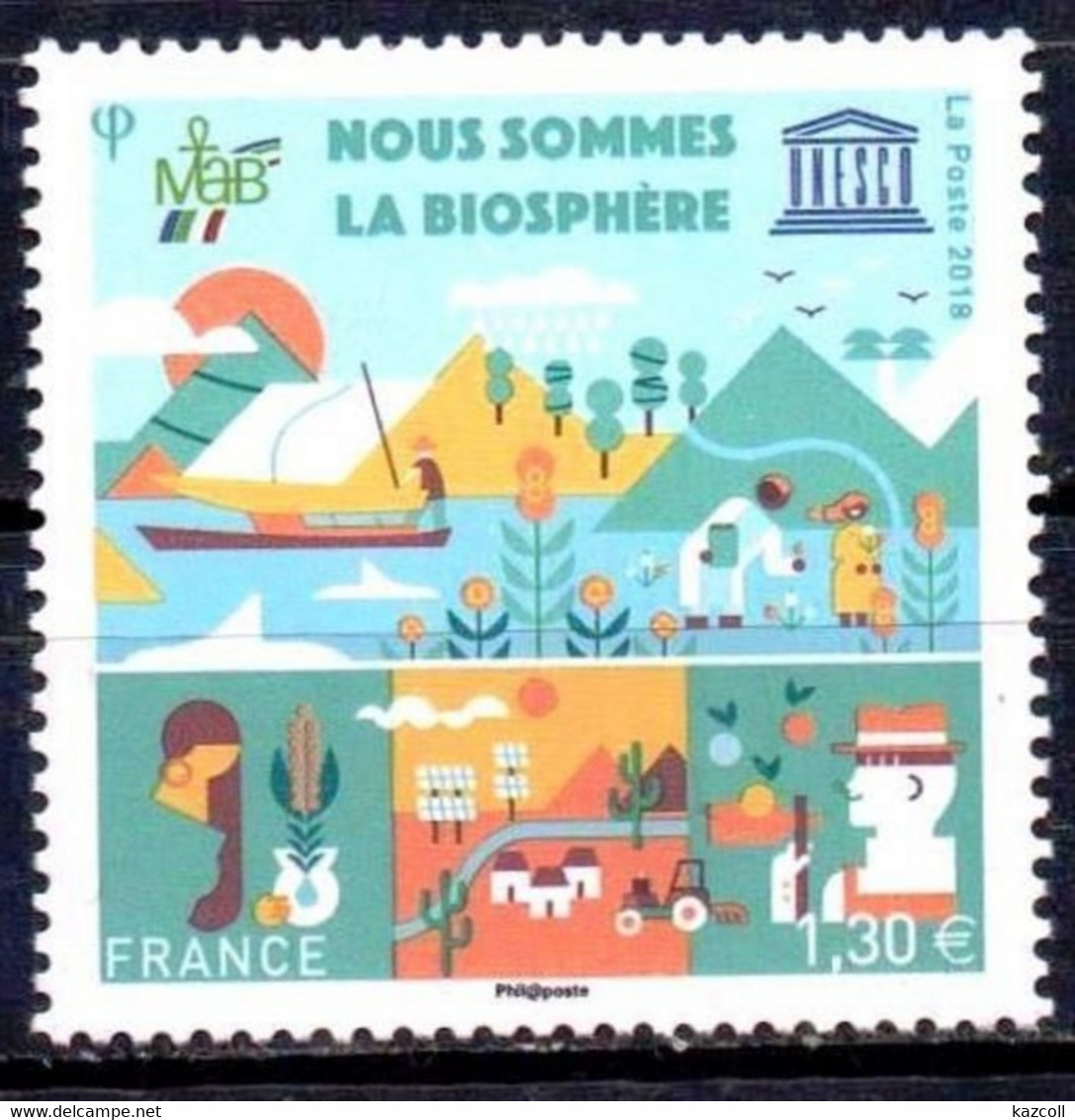 France  2018. Nous Sommes La Biosphère. We Are The Biosphere. UNESCO MNH - Ungebraucht