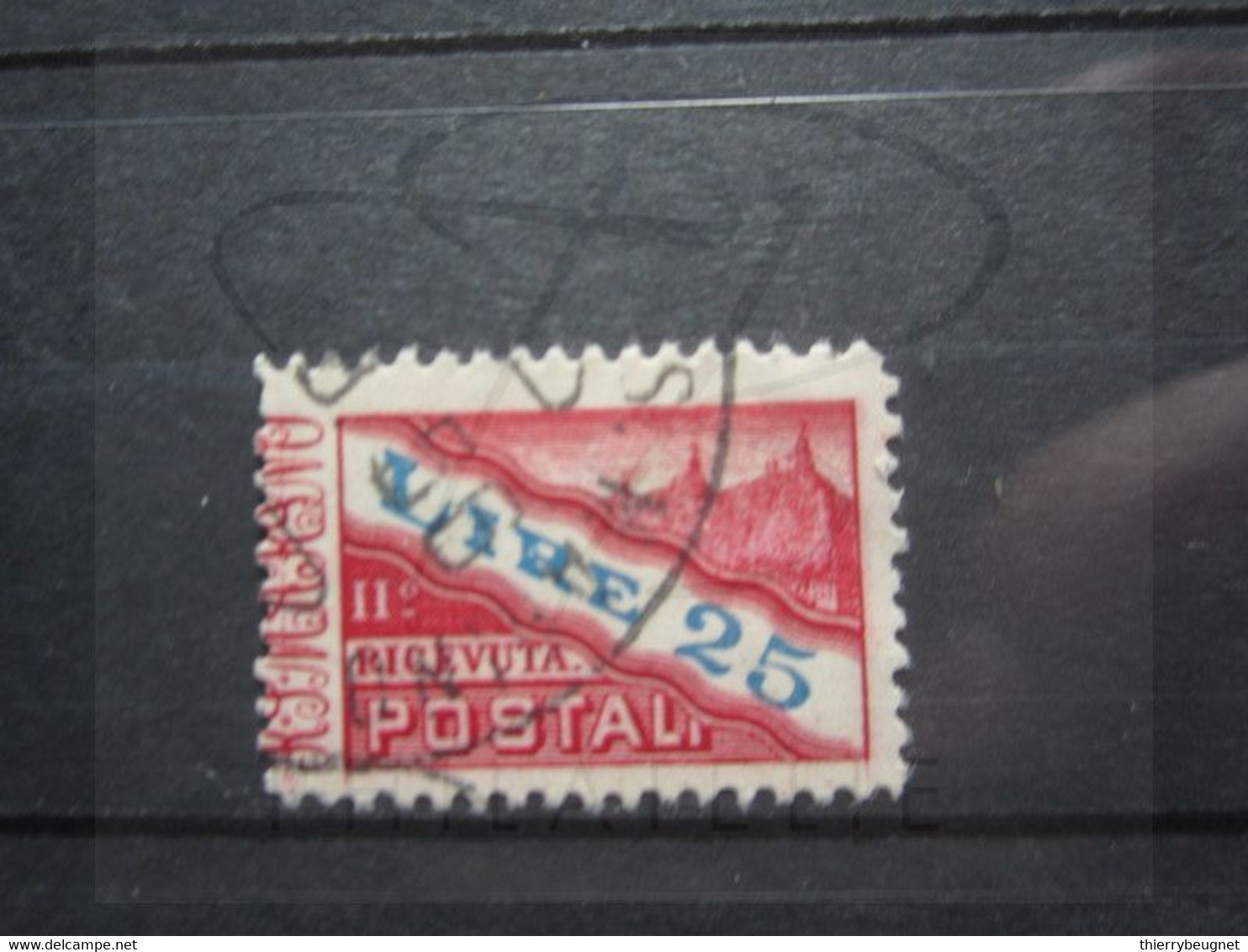 VEND BEAU TIMBRE DES COLIS POSTAUX DE SAINT-MARIN N° 31 , 1/2 TIMBRE !!! - Paquetes Postales