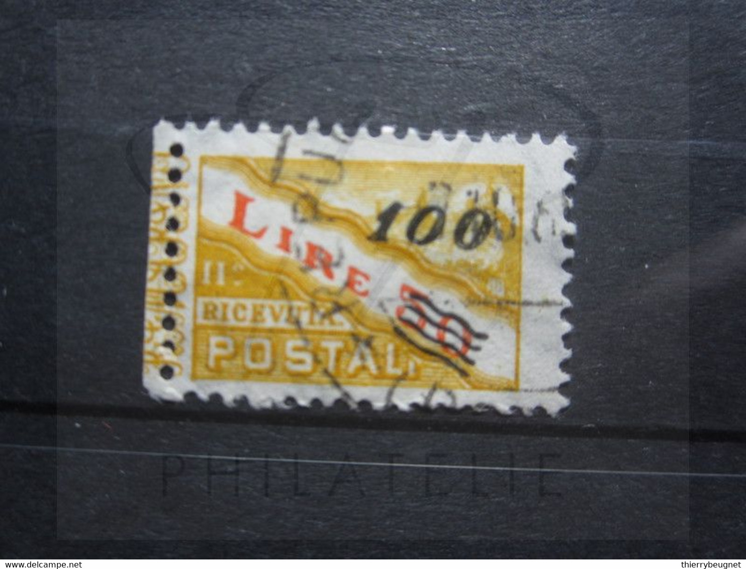 VEND BEAU TIMBRE DES COLIS POSTAUX DE SAINT-MARIN N° 33 , 1/2 TIMBRE !!! (a) - Paketmarken