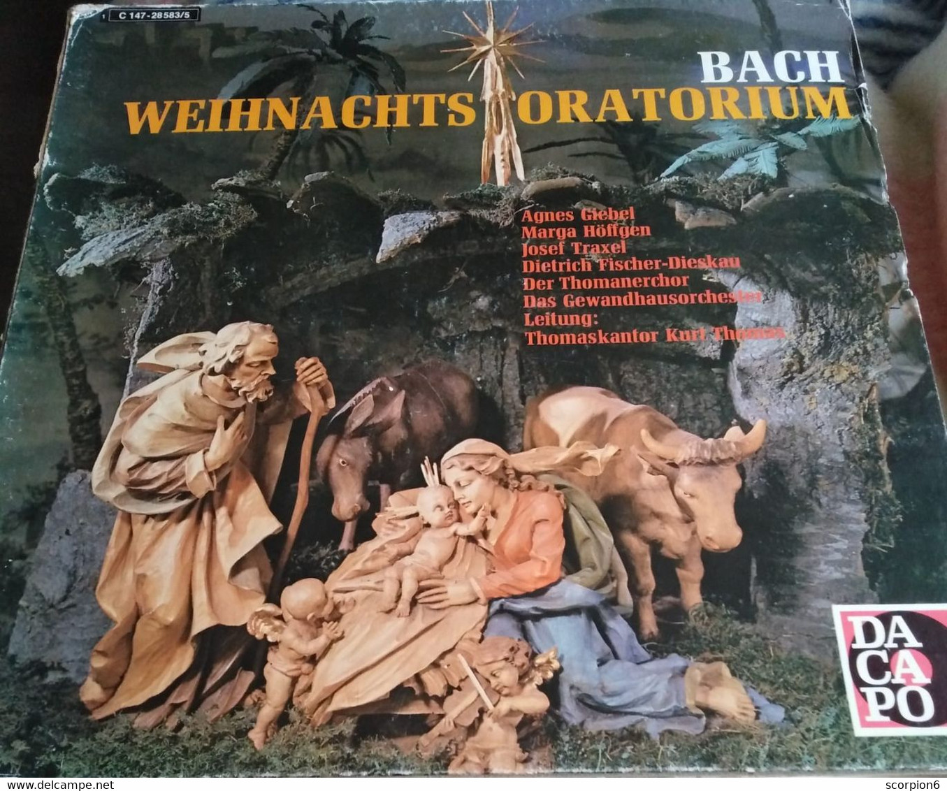 3 X 12" LP - Bach - Weihnachtsoratorium - Navidad