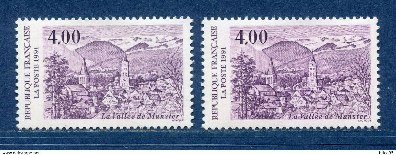 ⭐ France - Variété - YT N° 2707 - Couleurs - Pétouilles - Neuf Sans Charnière - 1991 ⭐ - Ungebraucht