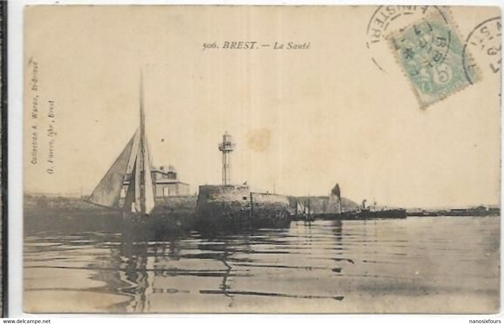 D 28.  BREST.  LA SANTE AN 1903. - Brest