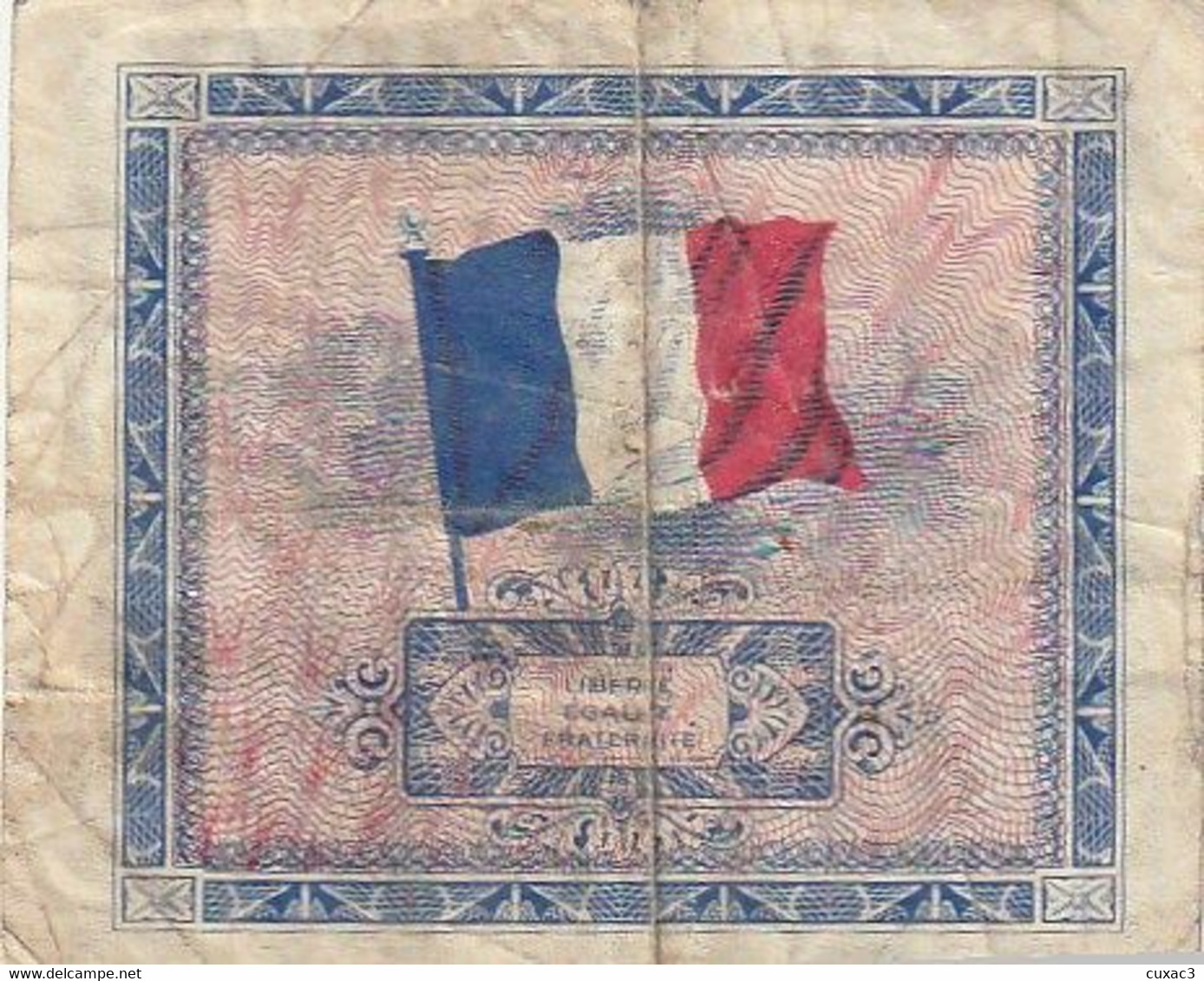 5 Francs - Série De 1944 - 1944 Drapeau/Francia