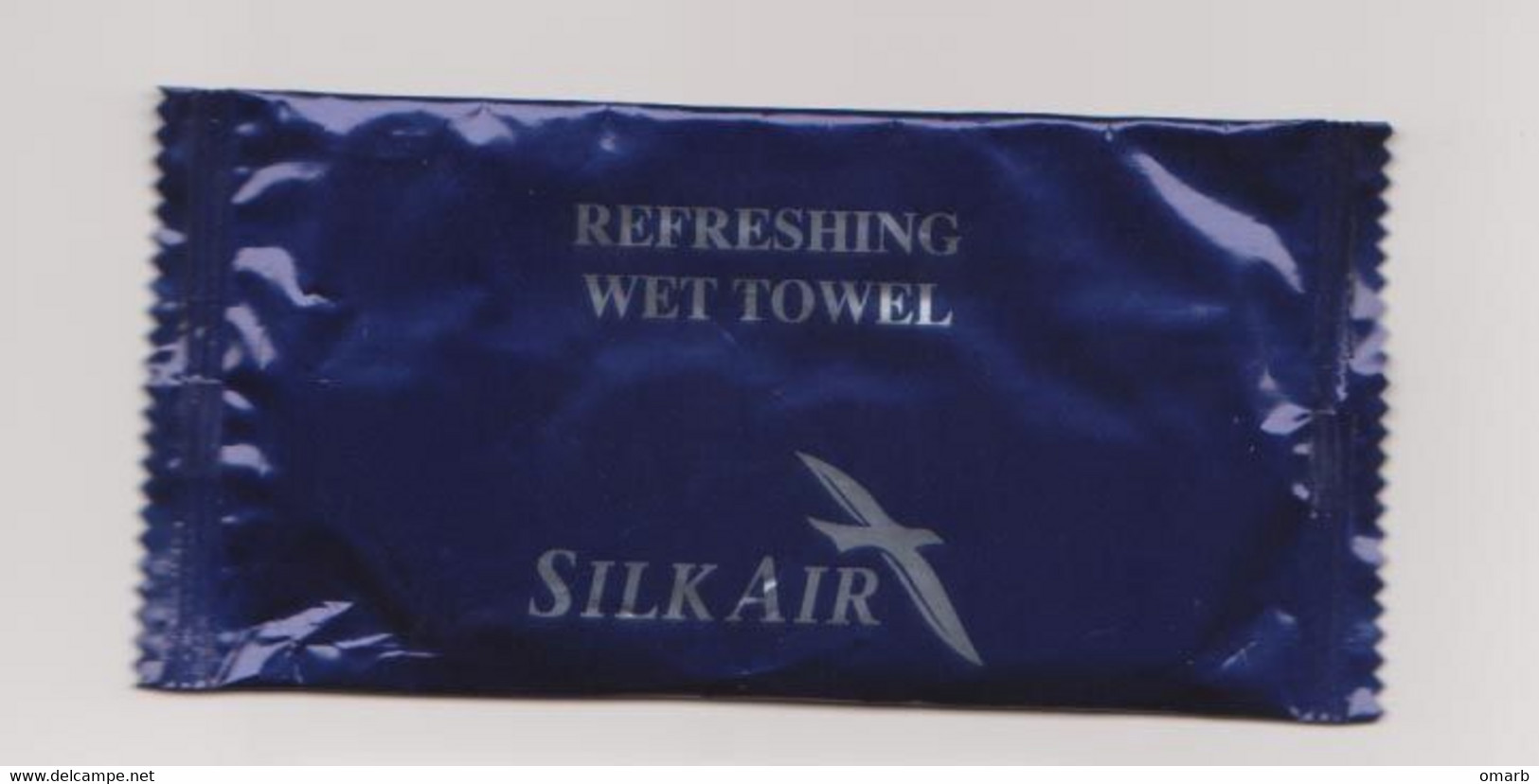 Alt1160 Refreshing Towel SilkAir Airlines Salviette Compagnia Aerea Aerienne Singapore Changi Airport - Giveaways