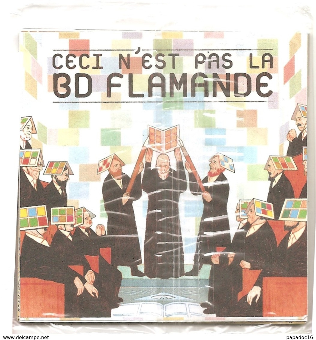 BD - Pochette De 20 Autocollants : "Ceci N'est Pas La BD Flamande" (Angoulême - 2009) - Voir Liste Auteurs - Zelfklevers