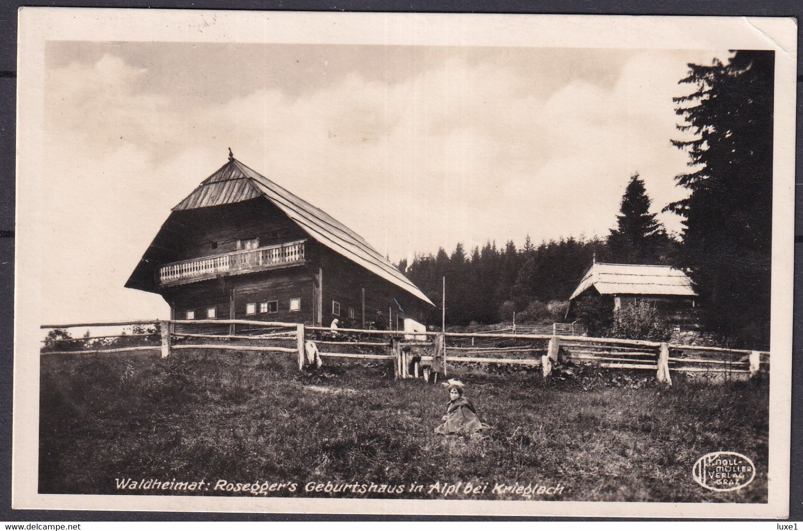 AUSTRIA  ,  KRIEGLACH  ,  OLD  POSTCARD - Krieglach