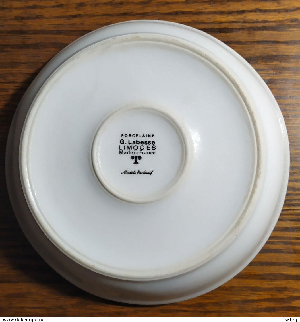 Assiette Chauffante Bébé En Porcelaine De Limoges - Décor Âne - Plates