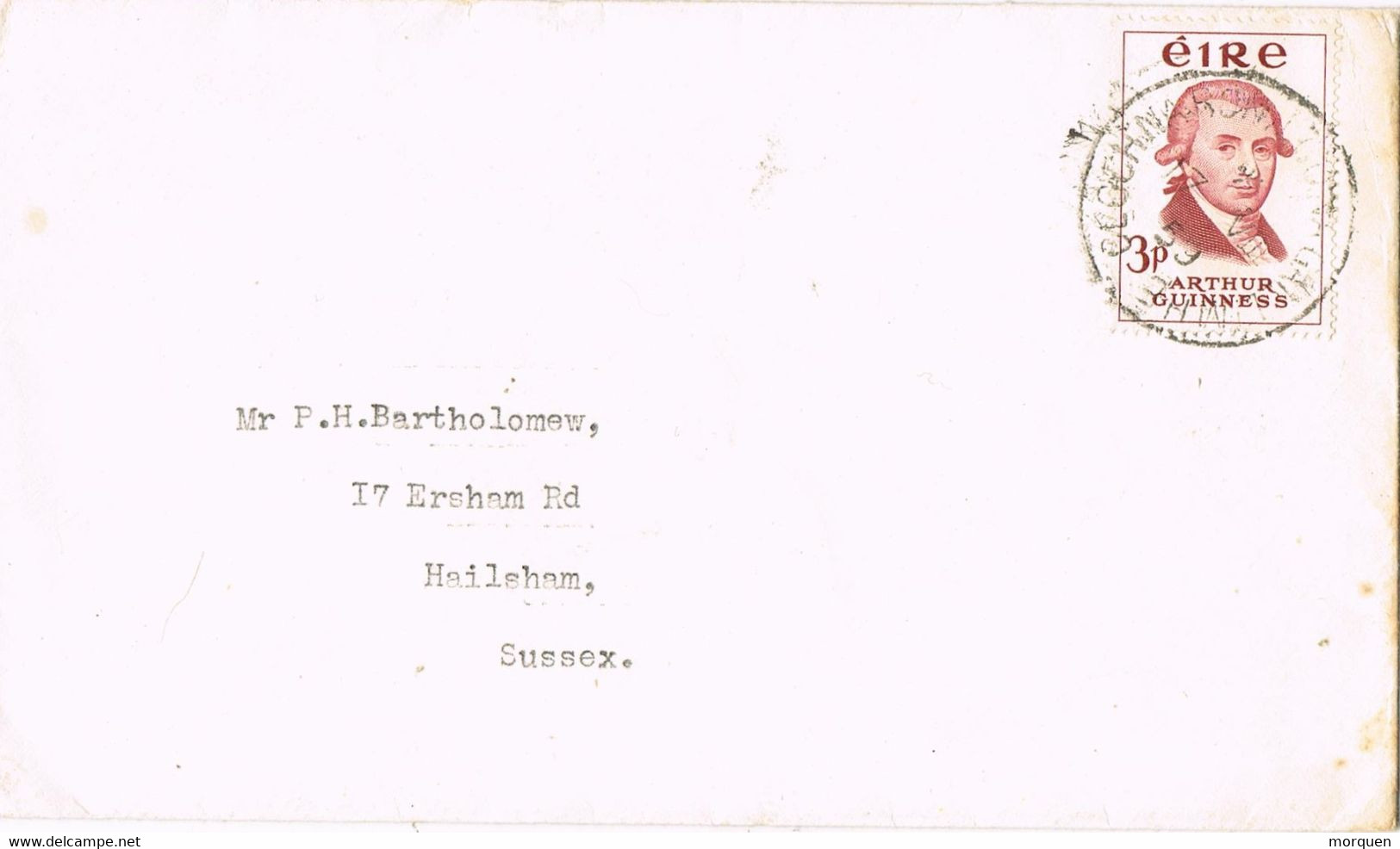 41622. Carta CLOCHNARON (Irlanda) 1939 To England - Lettres & Documents