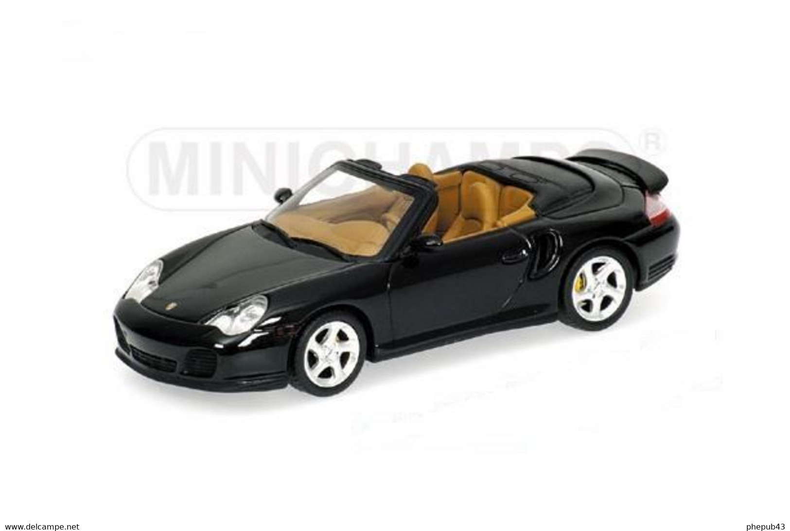 Porsche 911 Turbo Cabriolet - 2005 - Olive Green Metallic - Minichamps - Minichamps
