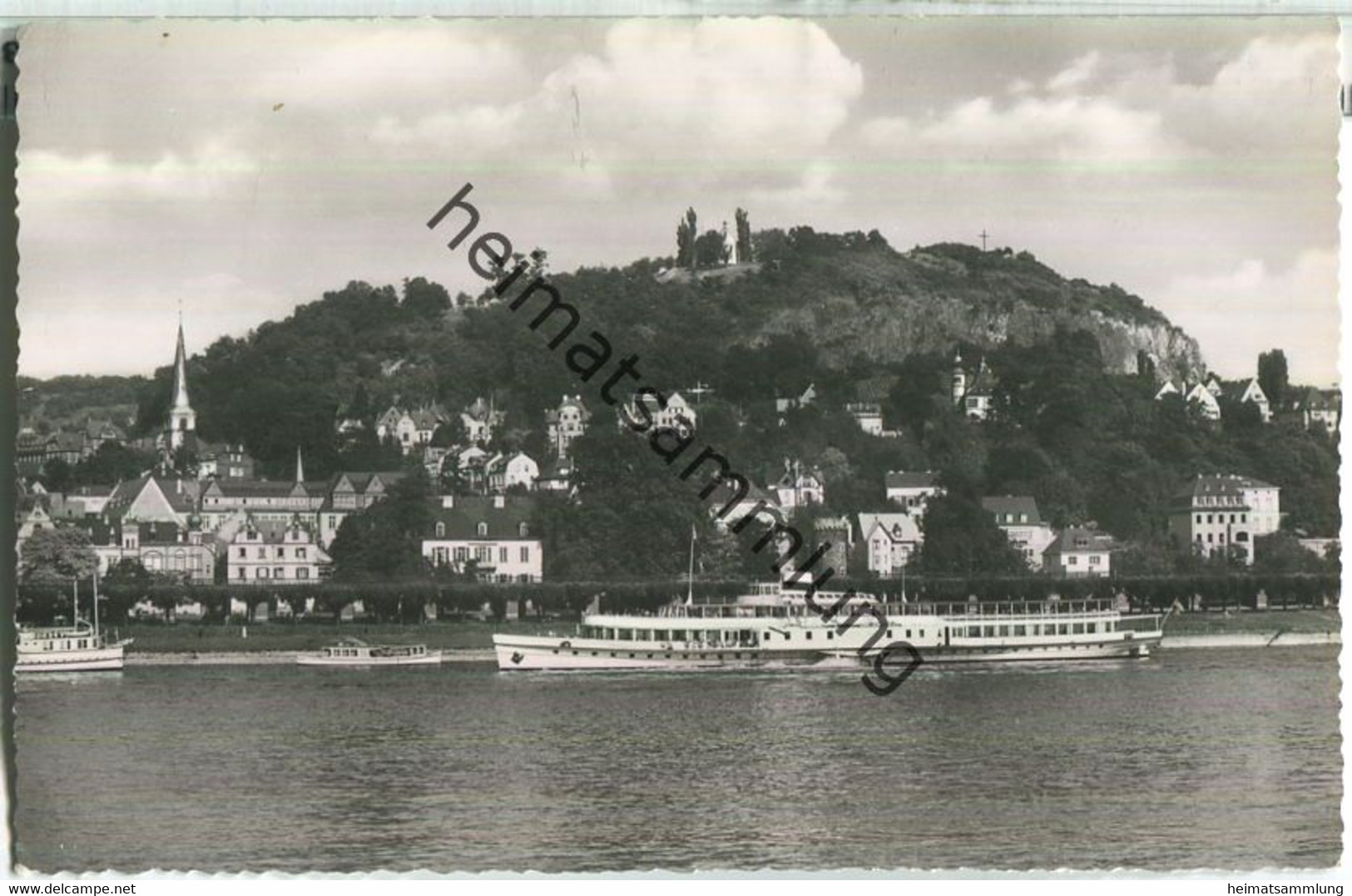 Linz - Fahrgastschiff Rheinland -  Foto-AK - Verlag Schöning & Co Lübeck - Linz A. Rhein