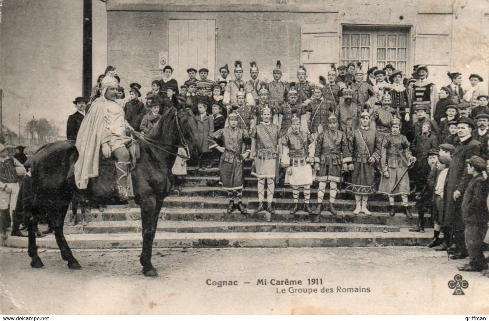 COGNAC MI-CAREME 1911 LE GROUPE DES ROMAINS TBE - Cognac