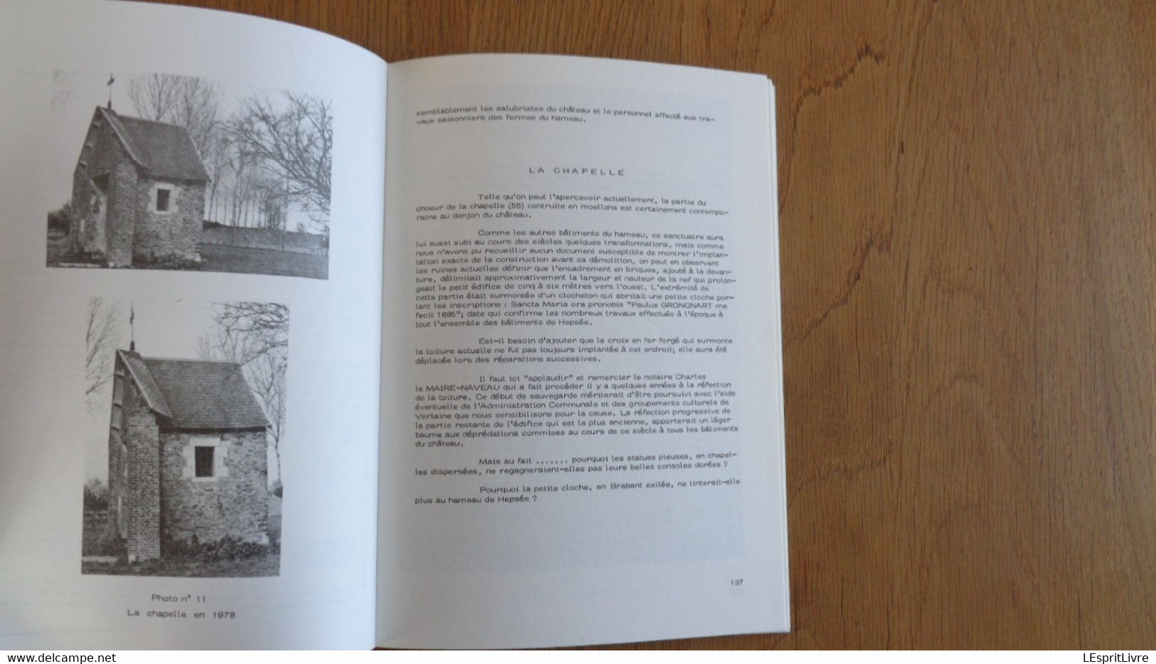 VERLAINE Terre de Hesbaye Régionalisme Histoire Guerre 14 18 40 45 Lieux Dits Château d'Hepsée Histoire Ferme