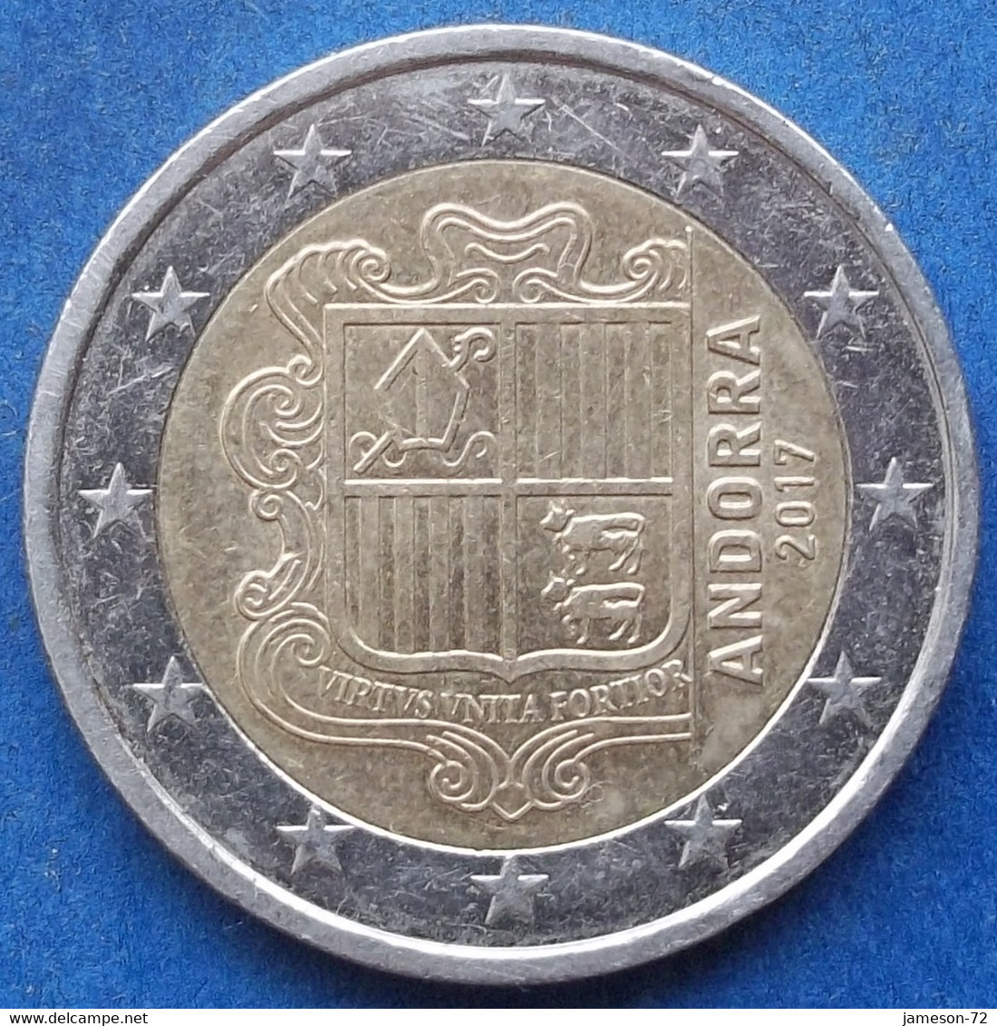 ANDORRA - 2 Euro 2017 "coat Of Arms" KM# 527 Bi-metallid - Edelweiss Coins - Andorra