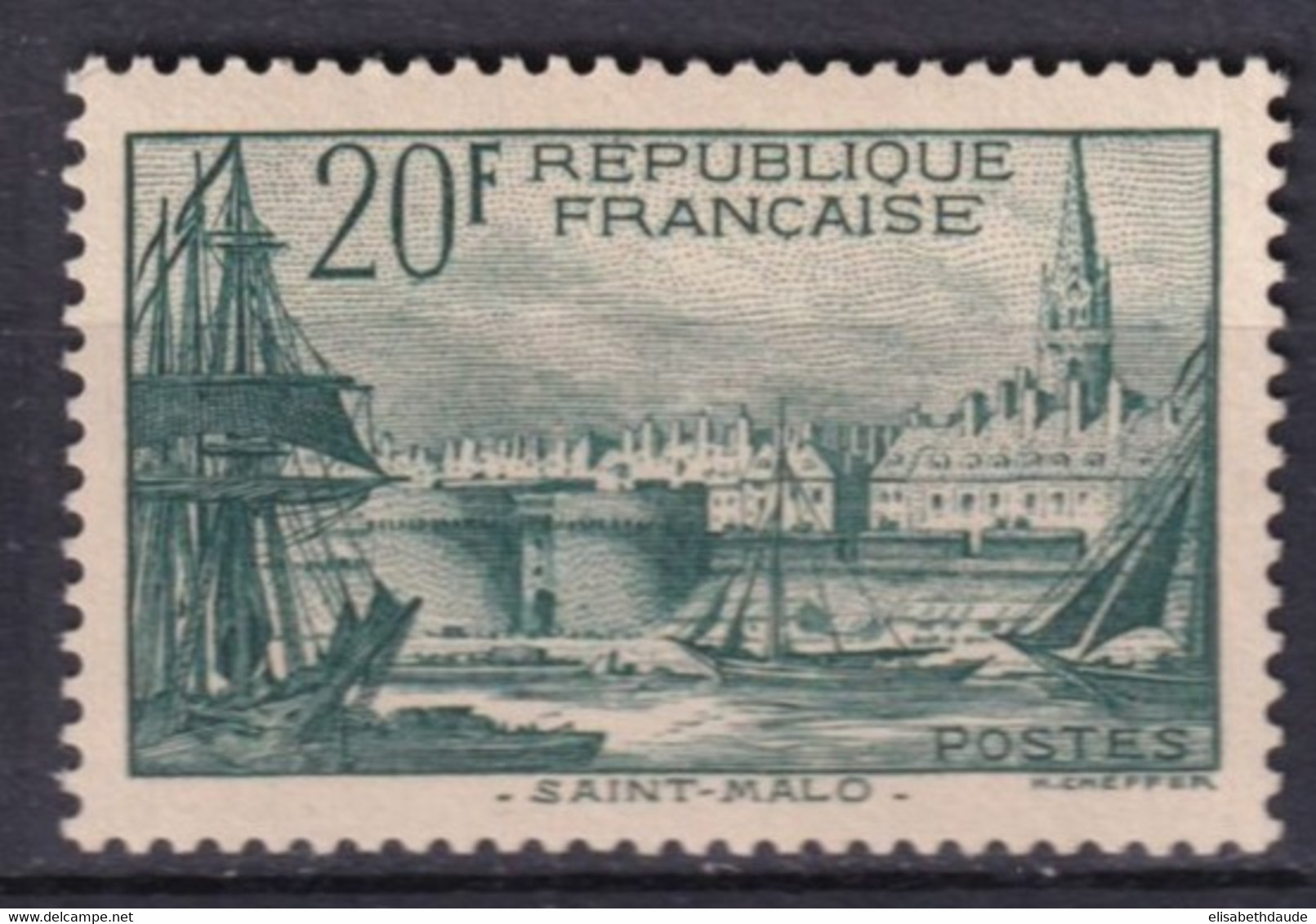 1938 - YVERT N° 394 ** MNH  - COTE = 100 EUR. - Nuovi