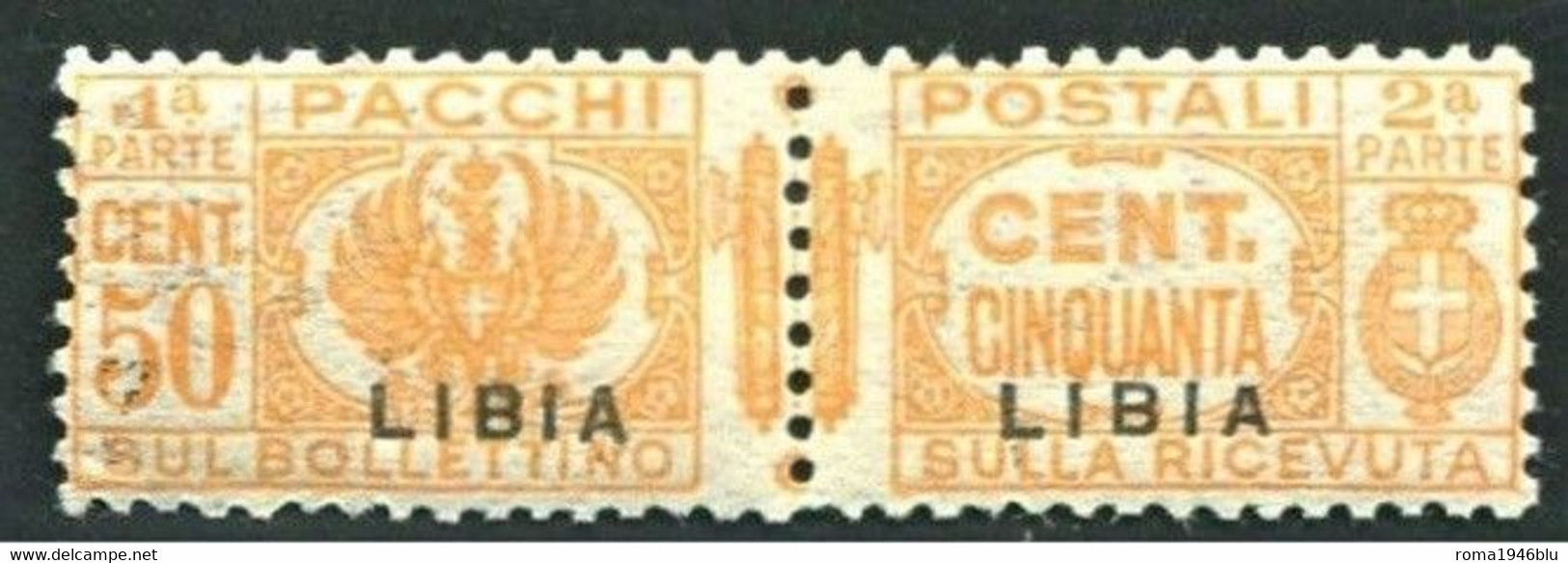 LIBIA 1927 PACCHI POSTALI 50 C.** MNH - Libye