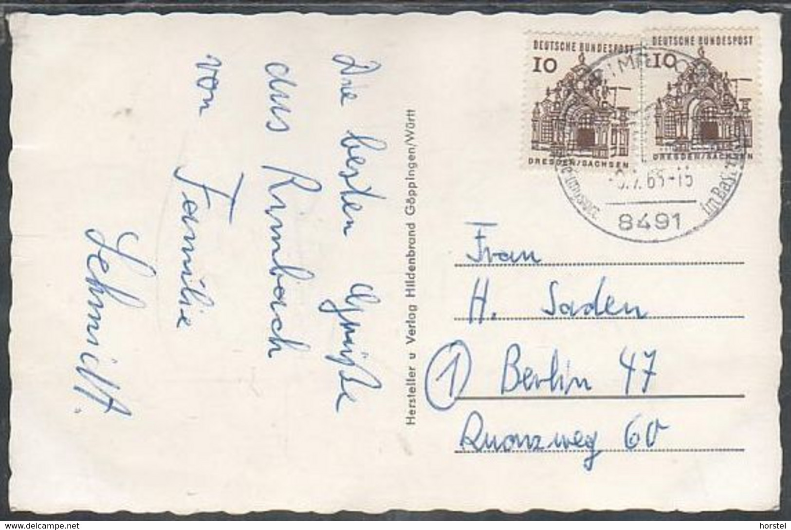 D-93437 Furth Im Wald - Alte Ortsansicht - 2x Nice Stamps - Furth