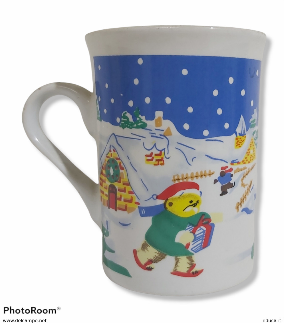 02435 Tazza (Mug) In Ceramica - Natalizia - Pupazzo Di Neve - Tasses