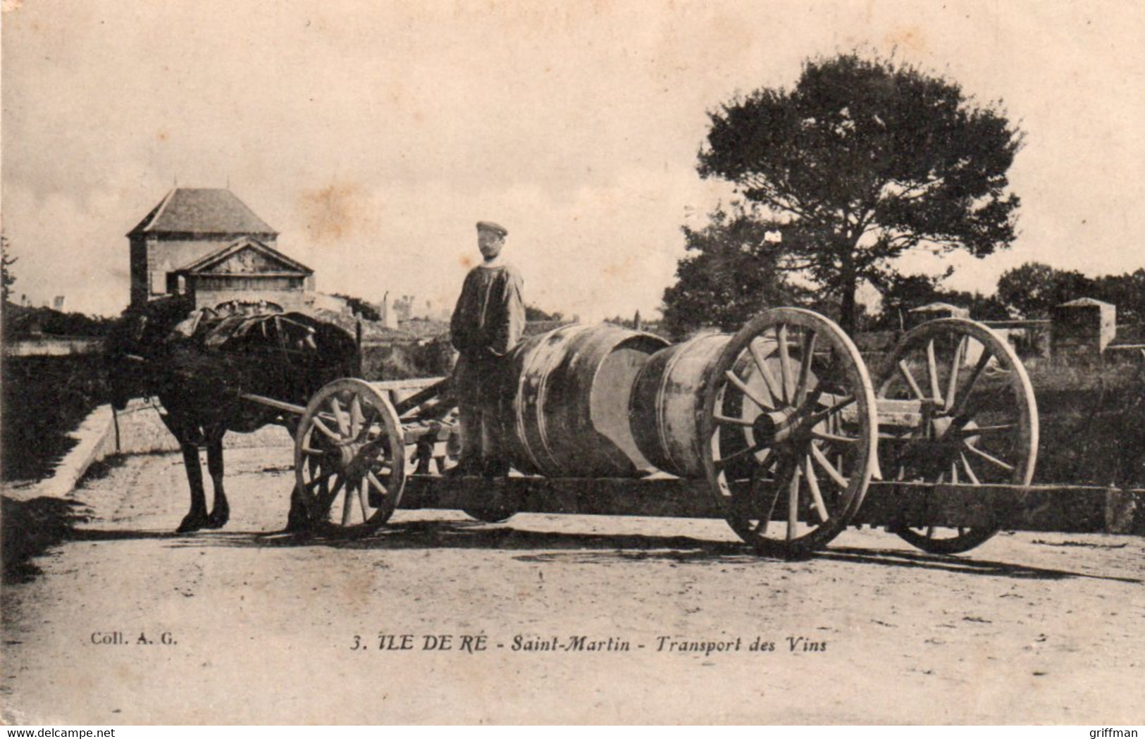 ILE DE RE SAINT MARTIN TRANSPORT DES VINS TBE - Ile De Ré