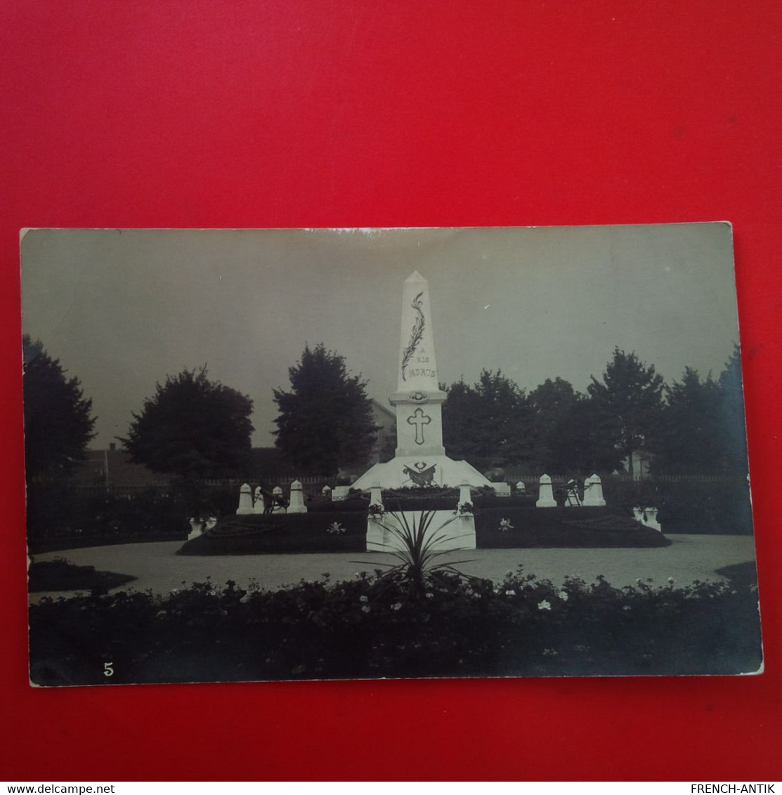 CARTE PHOTO CHALONS CIMETIERE MILITAIRE - Camp De Châlons - Mourmelon