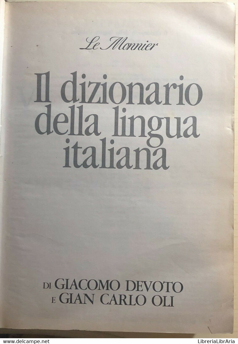 Il Dizionario Della Lingua Italiana - Ed. Saggio Per Gli Insegnanti Di Aa.vv., 1 - Cursos De Idiomas