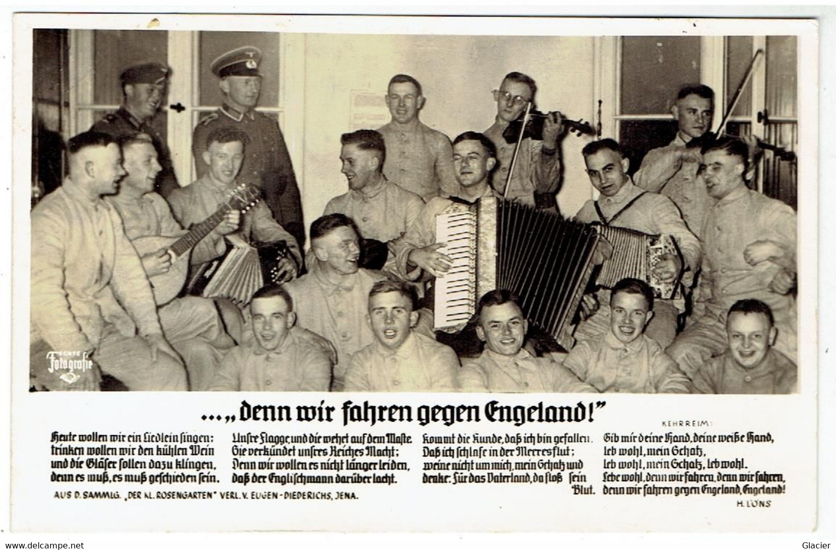 Propaganda  NSDAP - ....Den Wir Fahren Gegen Engeland !!! - Lied - Weltkrieg 1939-45