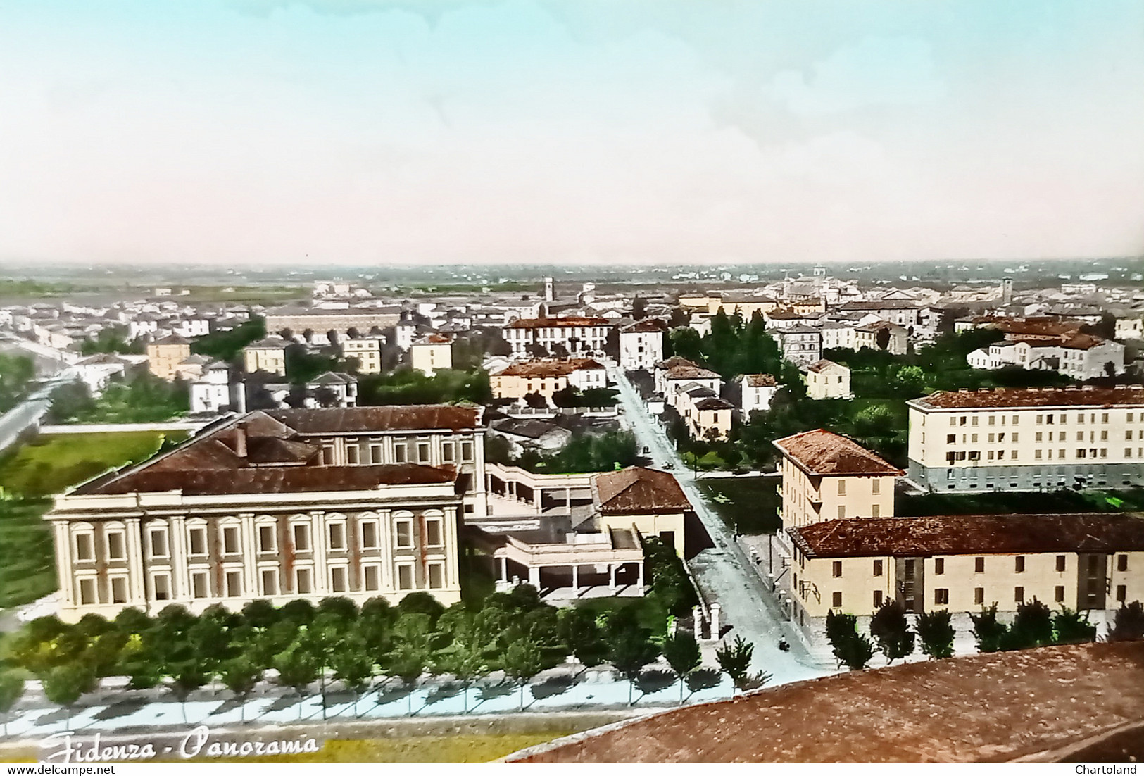 Cartolina - Fidenza - Panorama - 1955 - Parma