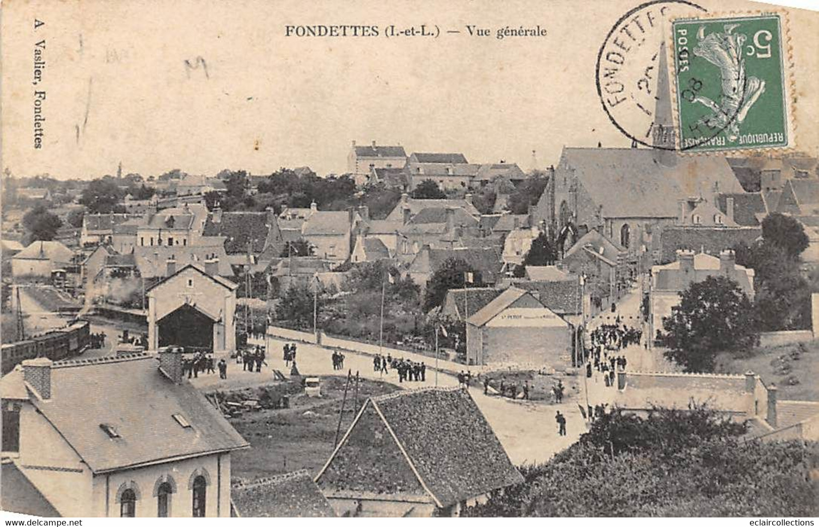 Fondettes       37            Vue Générale   - 1 -          (voir Scan) - Fondettes