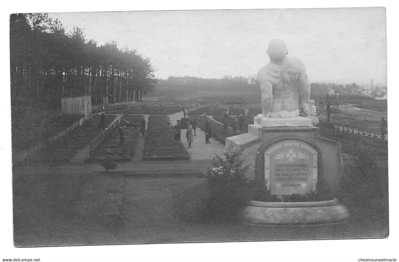 GRAFENWOHR - CIMETIERE MILITAIRE - CARTE PHOTO - Cementerios De Los Caídos De Guerra