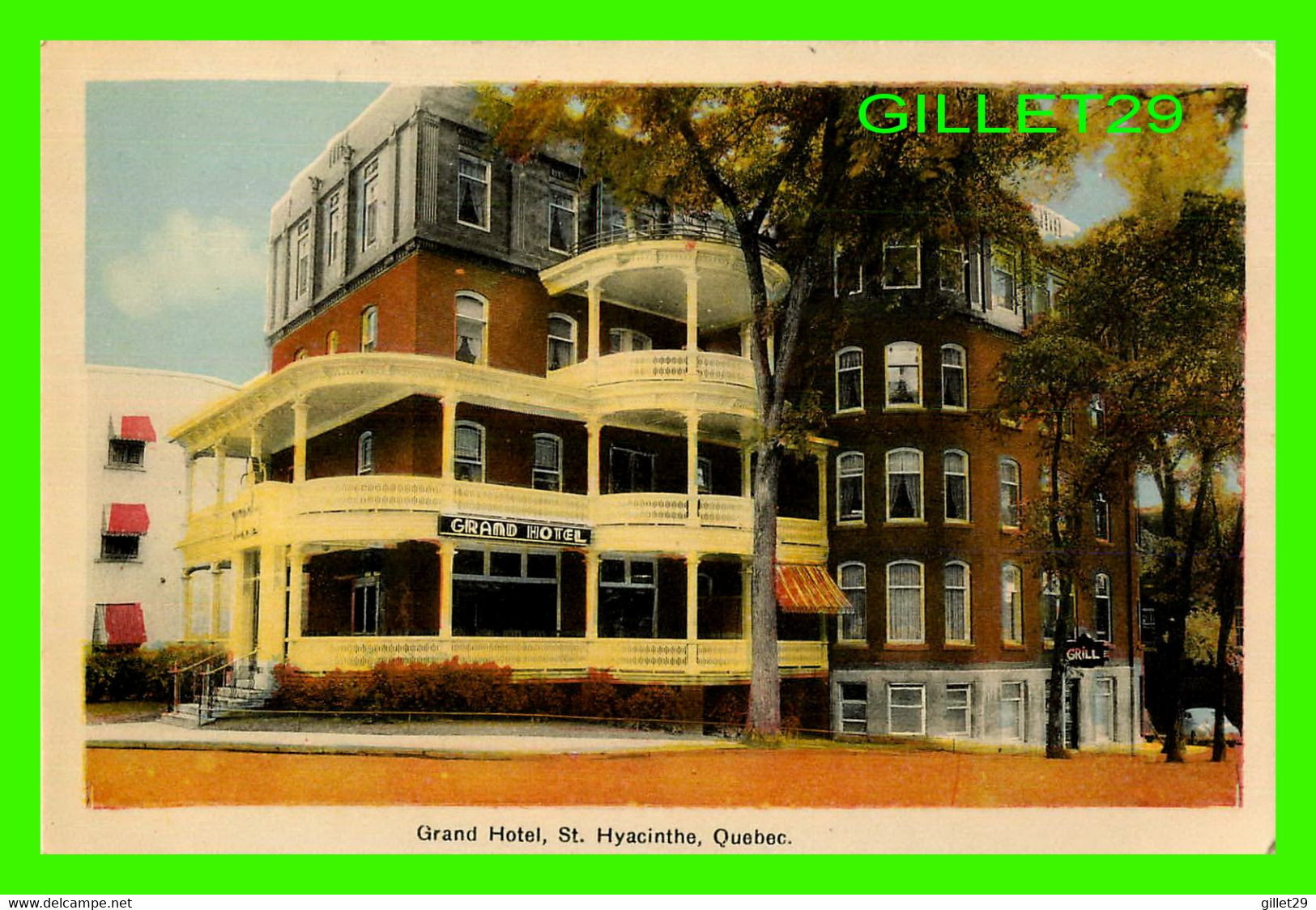 ST-HYACINTHE, QUÉBEC - GRAND HOTEL, BOULEVARD GIROUARD - PECO - - St. Hyacinthe