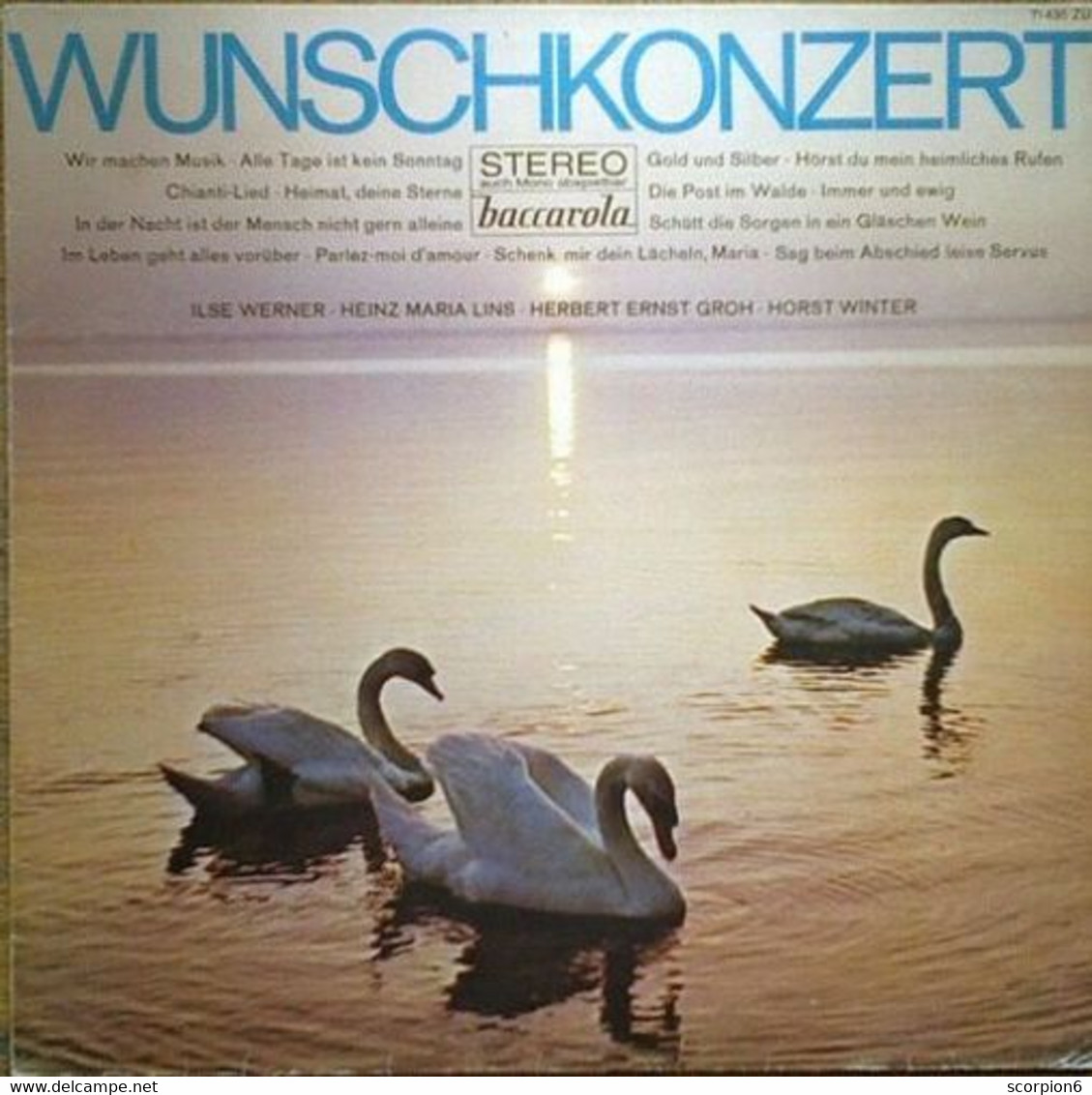 LP - Ilse Werner, Heinz M. Lins, Herbert E. Groh, H. Winter – Wunschkonzert - Hit-Compilations