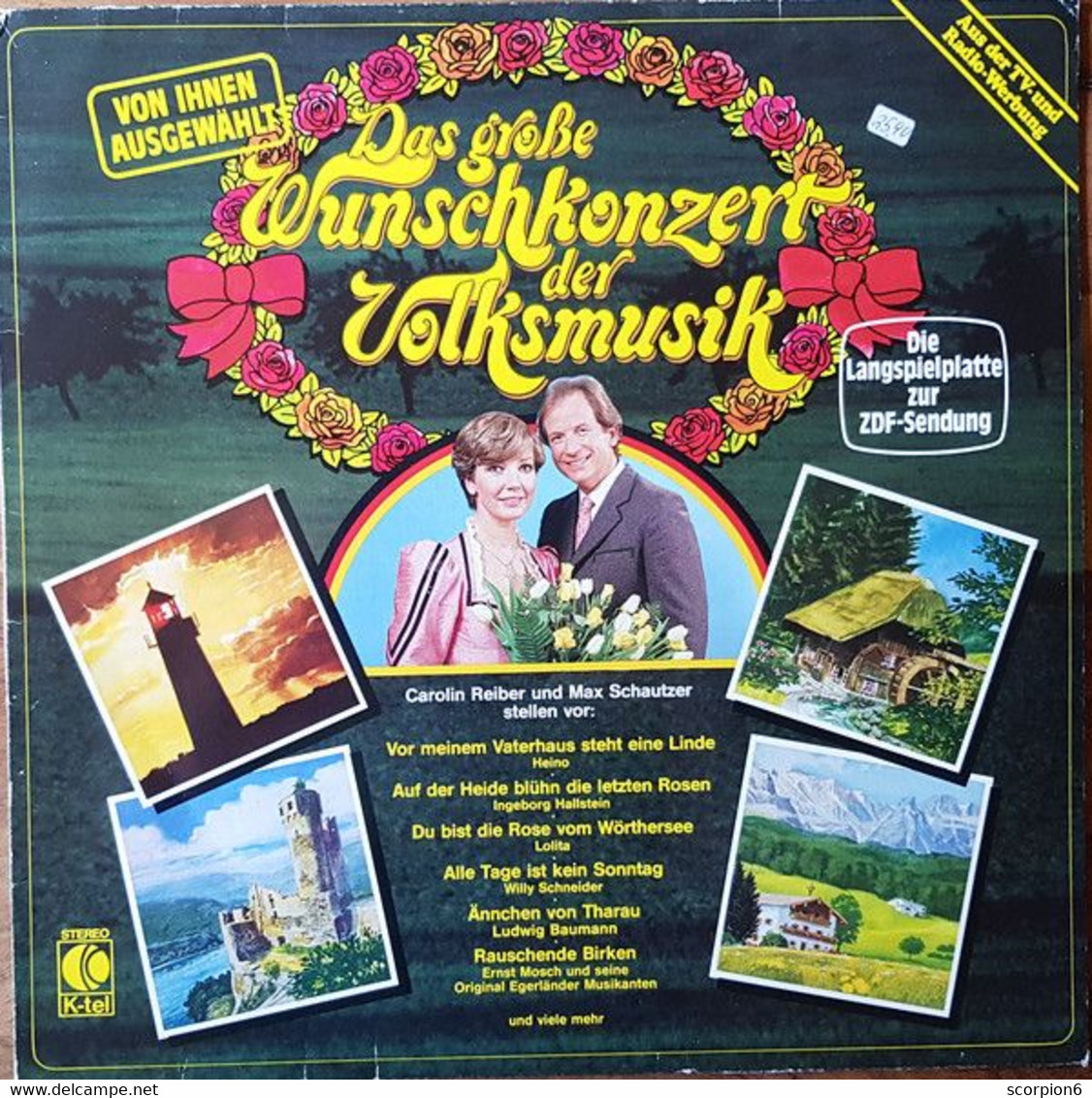 LP - Various – Das Große Wunschkonzert Der Volksmusik - Hit-Compilations