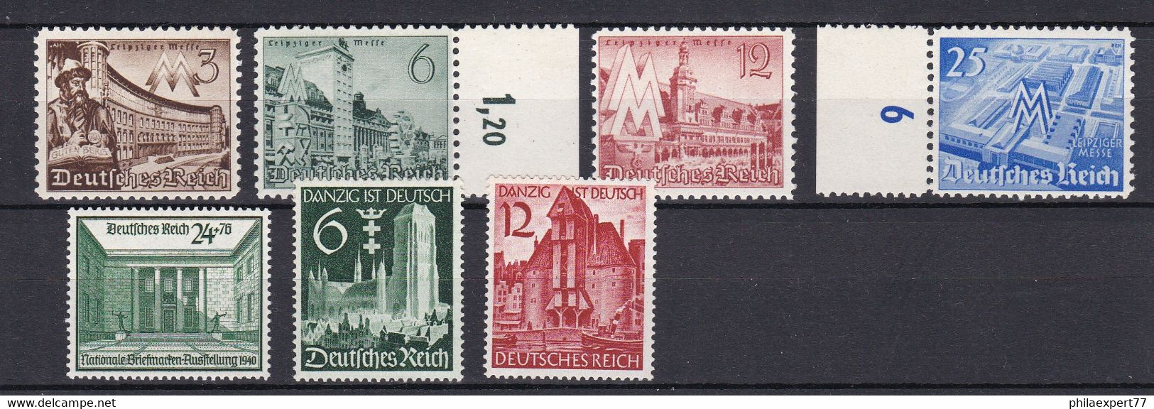 Deutsches Reich - 1939/40 - Sammlung - Ungebr. - Neufs