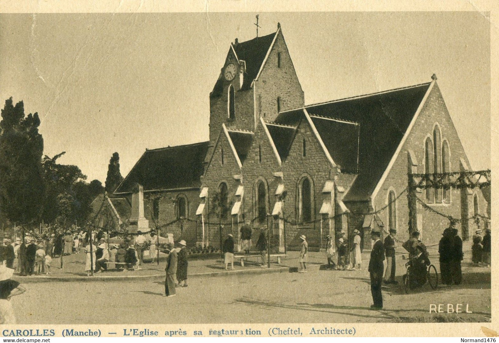 CAROLLES   L église Restaurée - Sonstige & Ohne Zuordnung