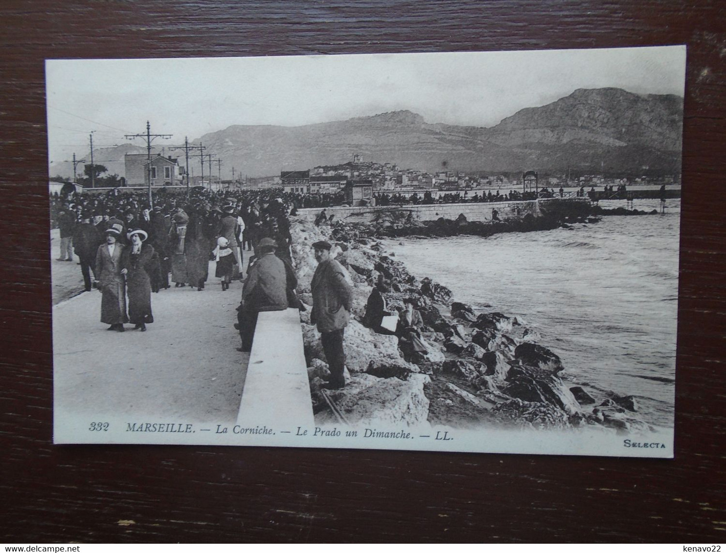 Marseille , La Corniche , Le Prado Un Dimanche "" Carte Animée "" - Castellane, Prado, Menpenti, Rouet