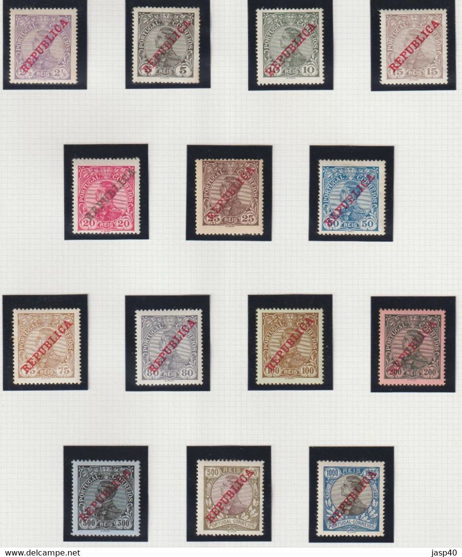 PORTUGAL 170/183 - NOVO COM CHARNEIRA - Used Stamps