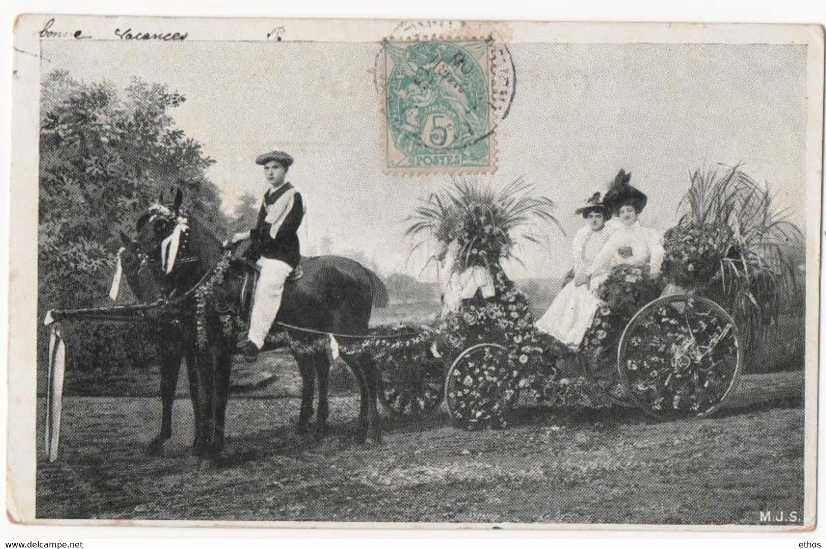 3 Cpa....Fête Des Fleurs De Luchon En 1905...Voir Scan. - Carnaval