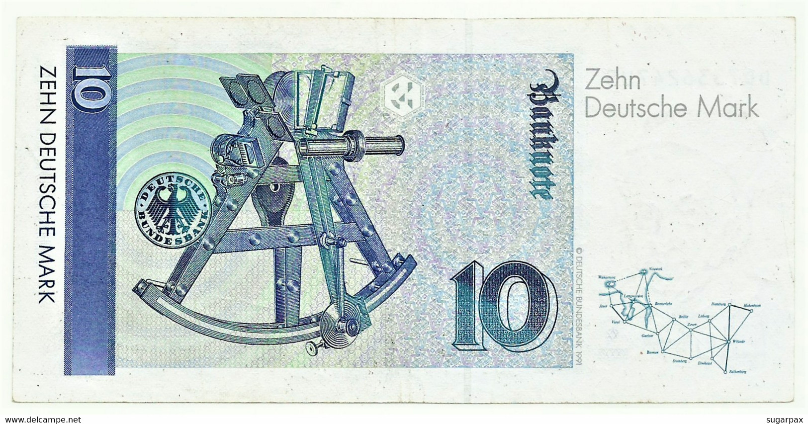 Germany - Federal Republic - 10 Deutsche Mark - 01.10.1993 - Pick: 38.c - 10 Deutsche Mark