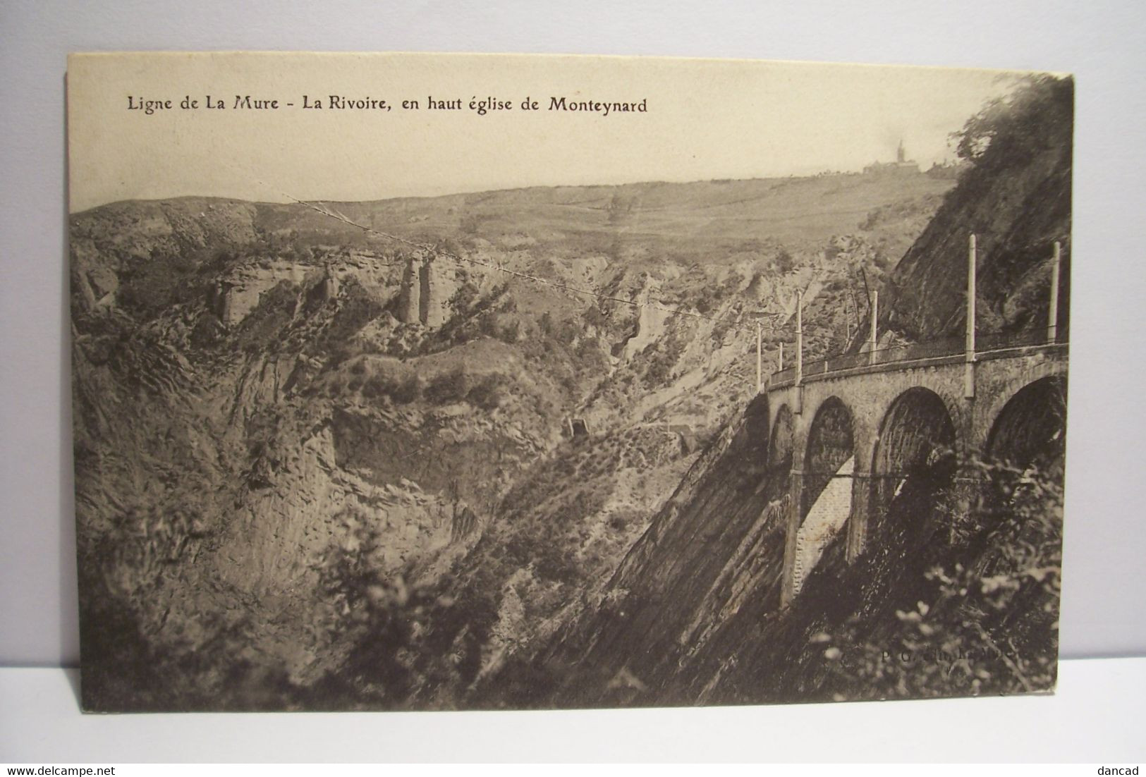 LIGNE DE LA MURE - LA RIVOIRE , En Haut Eglise De MONTEYNARD ( Défaut D'impression ) - Other & Unclassified