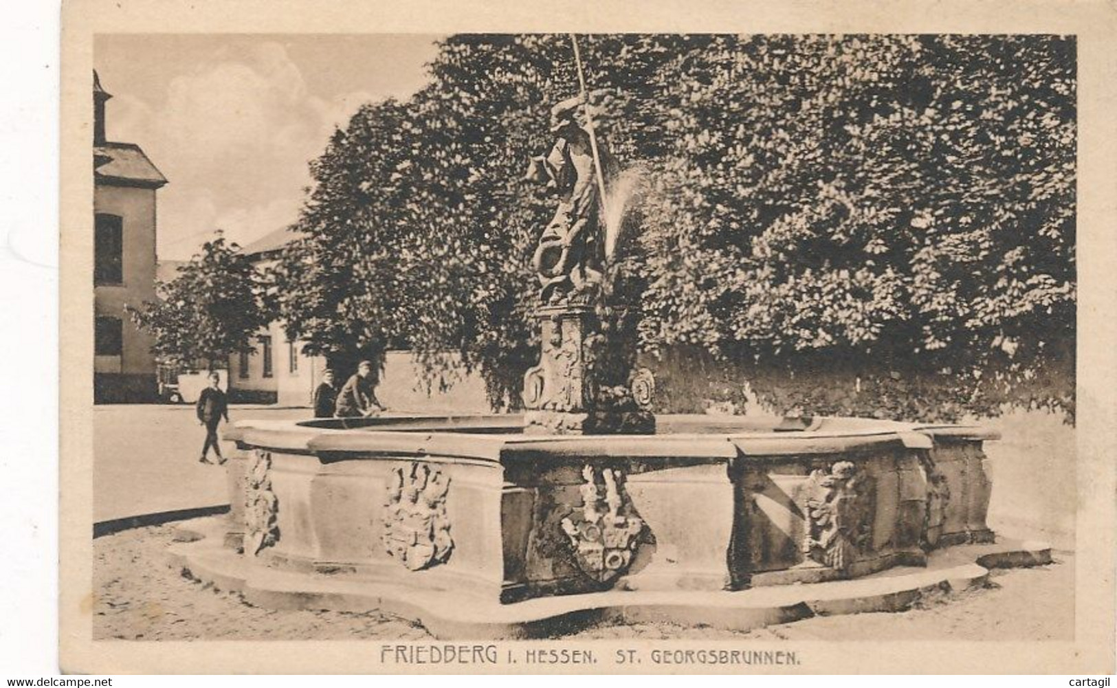 CPA - 22328--Allemagne - Friedberg -St Georgsbrunnen-Envoi Gratuit - Friedberg